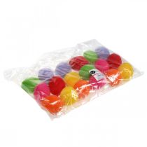 položky Ozdobné vajíčka vločkované farebné 4cm 18 ks