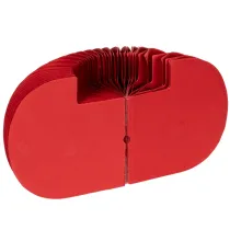 položky Papierová dekorácia v tvare plástu, papierová tekvica, okrúhla moderná stolová dekorácia 24 cm, 4 ks