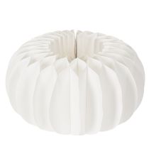 položky Papierová dekoračná guľa, moderná tekvicová dekorácia, papier s včelieho plástu, 34 cm, 2 kusy