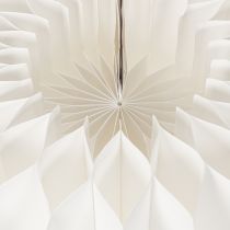 položky Papierová dekoračná guľa, moderná tekvicová dekorácia, papier s včelieho plástu, 34 cm, 2 kusy