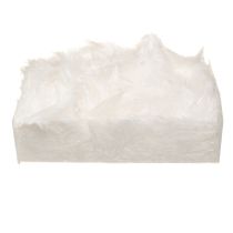 položky Ozdobné pierka v bielej farbe dodáva jar 5-10cm 20g