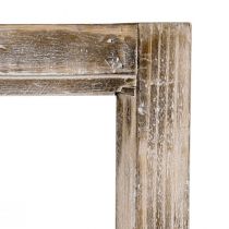 Článok Ozdobný okenný rám drevená dekorácia rustikálna hnedá 40×60cm