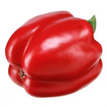 položky Dekoratívna zeleninová paprika, červená replika potravín, výška 10 cm