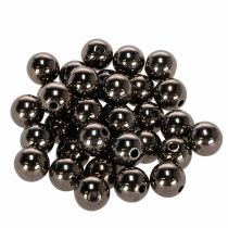 Článok Ozdobné korálky antracit metalíza 14mm 35 ks