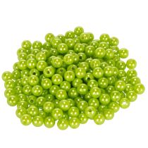 Článok Dekoratívne korálky, jablkovo zelené, Ø8 mm, 250 kusov