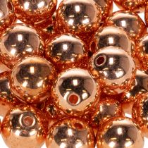 Článok Ozdobné korálky medená metalíza 14mm 35 ks