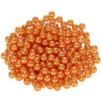 Článok Dekoratívne oranžové korálky, 8 mm, 250 kusov