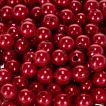 Článok Dekoratívne korálky, červené, Ø8 mm, 250 kusov