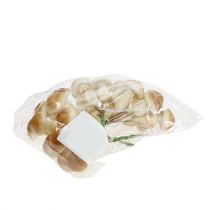 položky Ozdobný hríbik na drôtiku 3cm - 5cm 24 ks