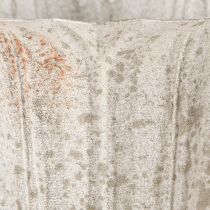 položky Ozdobný trofejný kovový kalich vintage vzhľad sivobiely V14,5cm