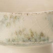 Článok Dekoratívna keramická miska, krémovo sivozelená, Ø20cm, V16cm