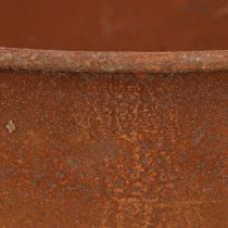 položky Dekoračná miska s nožičkami miska miska hrdza kov Ø20,5cm 2ks