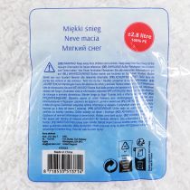 položky Dekoratívne snehové vločky biela zimná dekorácia biela 2,8l