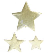 položky Ozdobné hviezdičky rozptylová dekorácia zlatá Ø3-7cm – 2. výber – 44 kusov