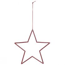položky Dekoratívne vianočné hviezdy, trblietavé červené, 18 cm, 8 kusov - Vianočné ozdoby na stromček a okná