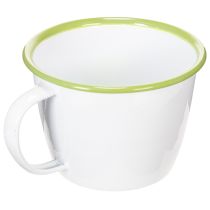 položky Dekoratívny hrnček, smaltovaný kvetináč, Ø11cm V8cm