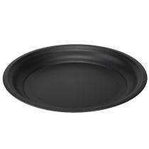 položky Dekoratívny tanier kovová miska dekoratívny tanier antracit Ø26cm 2ks