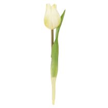 položky Ozdobné tulipány Umelé kvety Biele krémové 20cm 6 ks