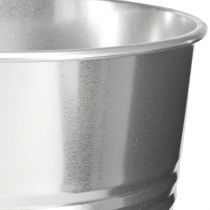 položky Dekoratívna váza kovová kónická vysoká váza strieborná V38,5cm 14,5L