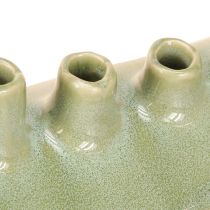 položky Dekoratívna váza Lodička Keramická váza Svetlozelená 23×8,5×11cm