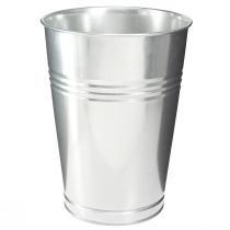 položky Dekoračná váza na suchú dekoráciu kovová váza strieborná V30cm 7,5l