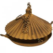 položky Dekoračná vanička pre vtáčiky, vanička pre vtáčiky, rošt dekoratívna záhradka Ø23cm V27,5cm