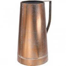 položky Dekoračná váza medenej farby dekoračný džbán vintage dekoračný Š21cm V36cm