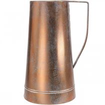 položky Vintage dekoratívna váza s medeným vzhľadom, rustikálny dekoratívny džbán na sušené kvety a umelé rastliny, V36 cm Š21 cm