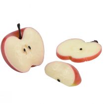 položky Ozdobné jablká umelé ovocie v kusoch 6-7cm 10ks