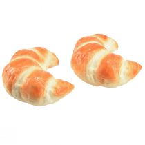 položky Dekoratívna croissantová umelá atrapa 10cm 2ks