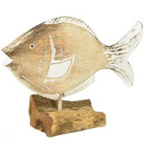 položky Dekoračný stojan na ryby drevený na koreňovej námornej dekorácii 27cm
