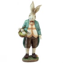 položky Ozdobný zajačik králik pánsky košík Veľkonočné vajíčka ozdobná figúrka V39cm