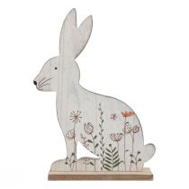 položky Dekoračný zajačik sediaci drevený zajačik Veľkonočný zajačik drevo 26×19,5cm