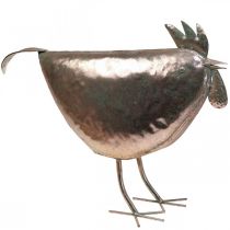 položky Deco Chicken Metal Deco Metal Bird Metallic Rosé 51×16×36cm