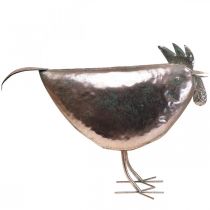 položky Deco Chicken Metal Deco Metal Bird Metallic Rosé 51×16×36cm
