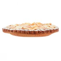 položky Dekoratívna mandľová torta do výkladov obchodov a pekární, klamlivo realistická, falošná torta, 19 cm
