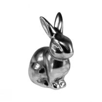 položky Dekoračný veľkonočný zajačik Strieborná veľkonočná dekorácia zajačik sediaci V9cm 4ks