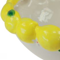 položky Ozdobná miska citrónová miska na ovocie keramická Ø30cm
