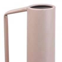 položky Moderná dekoratívna kovová váza vo svetloružovej farbe, 19,5 cm; dizajnový dekoratívny džbán, vysoký 38,5 cm, na sušené kvety