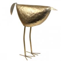položky Deco vtáčik Deco figúrka vtáčika zlatá kovová dekorácia 46×16×39cm