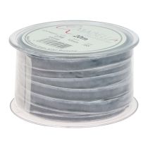 položky Dekoratívna stuha zamatová stuha darčeková stuha zamatová sivá 10mm 20m