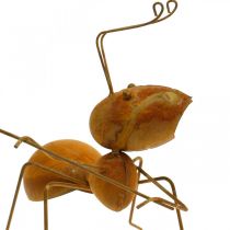 položky Dekoračná figúrka mravca kovová sieťka na motýle záhradná dekorácia hrdza 19cm
