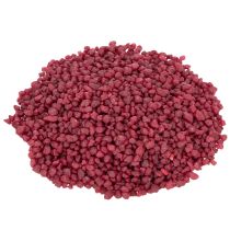 položky Dekoratívne granulované červené dekoračné kamene 2mm - 3mm 2kg