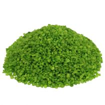 položky Dekoračné granulátové zelené dekoratívne kamene 2mm - 3mm 2kg