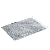 položky Dekoratívne granulované strieborné ozdobné kamene 2mm - 3mm 2kg