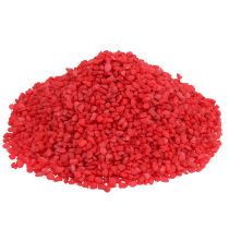 položky Dekoračné kamienky granulátové červené 2mm - 3mm 2kg