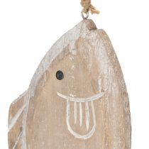 položky Dekoratívny drevený vešiak na ryby, 21 cm, 2 kusy