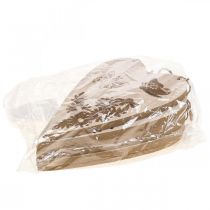 položky Deko vešiak drevo deko srdce motýľ deko 13,5x20cm 6ks