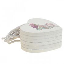 položky Ozdobné srdce na zavesenie, dekorácia srdiečko škriatok 12cm 6ks