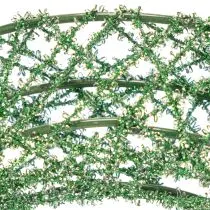 položky Zelený dekoratívny veniec z drôteného pletiva na DIY projekty, 19 cm, 2 kusy
